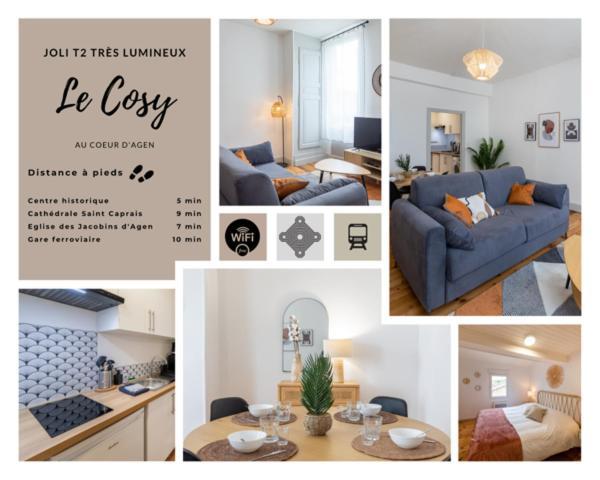 Le Cosy Magnifique T2 Neuf Centre Ville Gare 800 M Agen Bagian luar foto